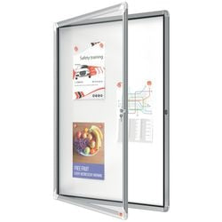 Vitrine d'intérieur acco nobo verre de sécurité 9x a4 81,5x98x4,5cm