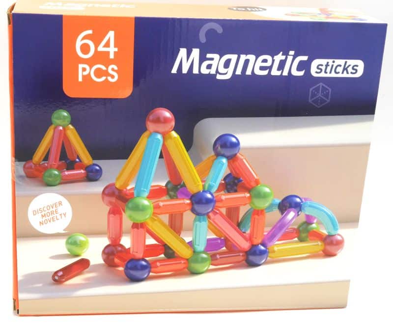 Jonotoys bâtons magnétiques 64 pièces