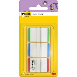 Index strong 686l-gbr post-it réadhésif 25x38mm fluo assorti