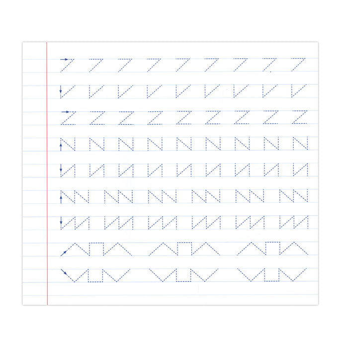 Exercice lettre préparatoire 5-6 ans