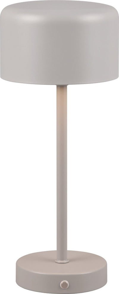 Rl live your light reality jeff - lampe de table - gris - incl. 1x smd 1,5w - fonction tactile - rechargeable - dimmable