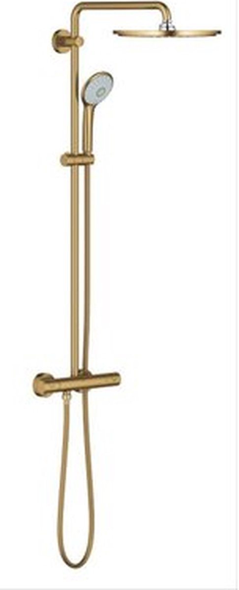 Grohe euphoria xxl 310 regendouche - ø 31 cm - avec thermostat - cool lever du soleil geborsteld (mat doré) - 26075gn0