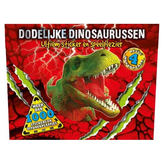 Dinosaures stickerboek