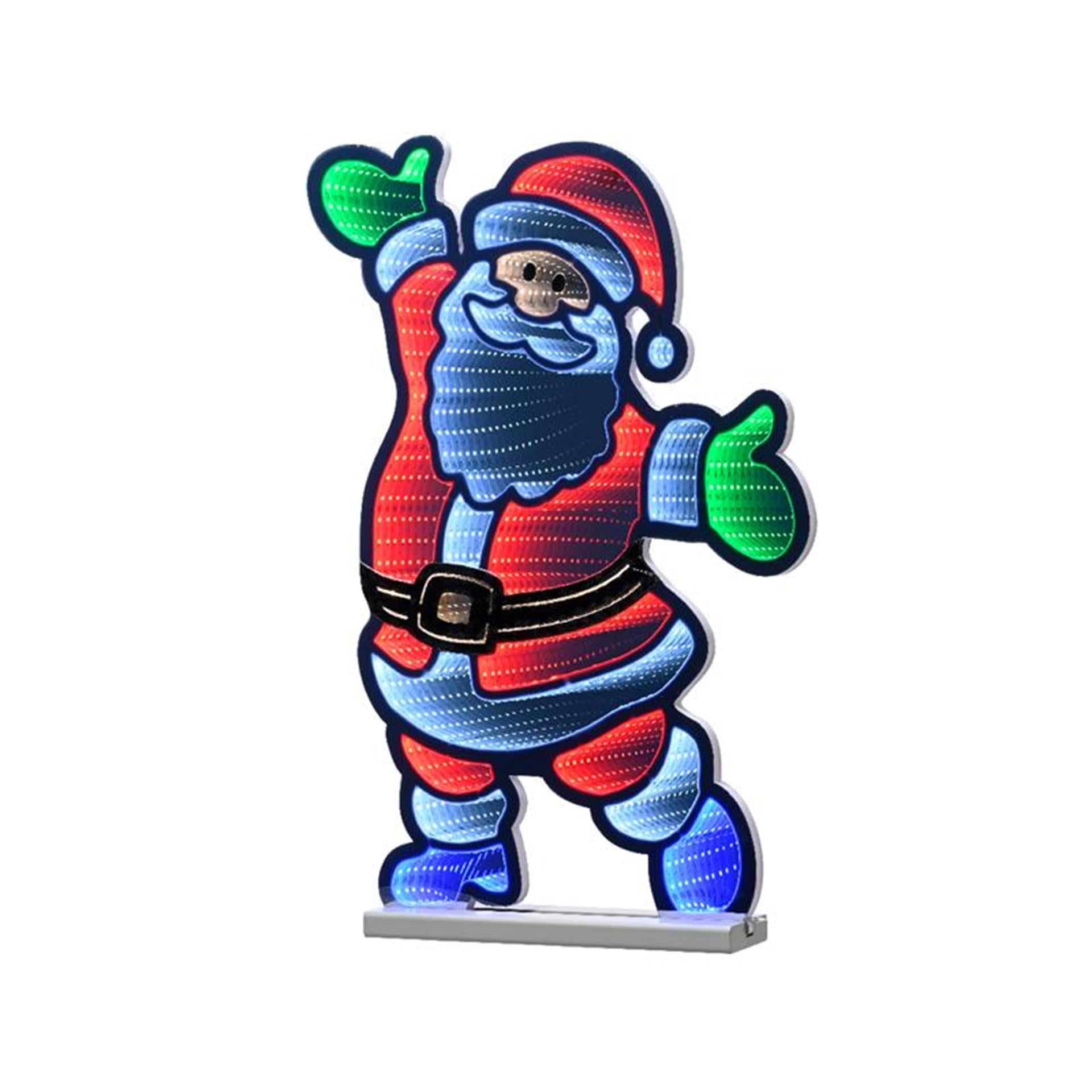 Lumineo infinity lumières Père Noël h60cm