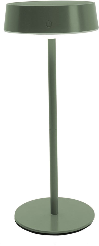 Lampe de table Eglo simeri - rechargeable (jusqu'à 22 heures de lumière) - solaire - 31 cm - vert - sans fil - dimmable - intérieur et extérieur