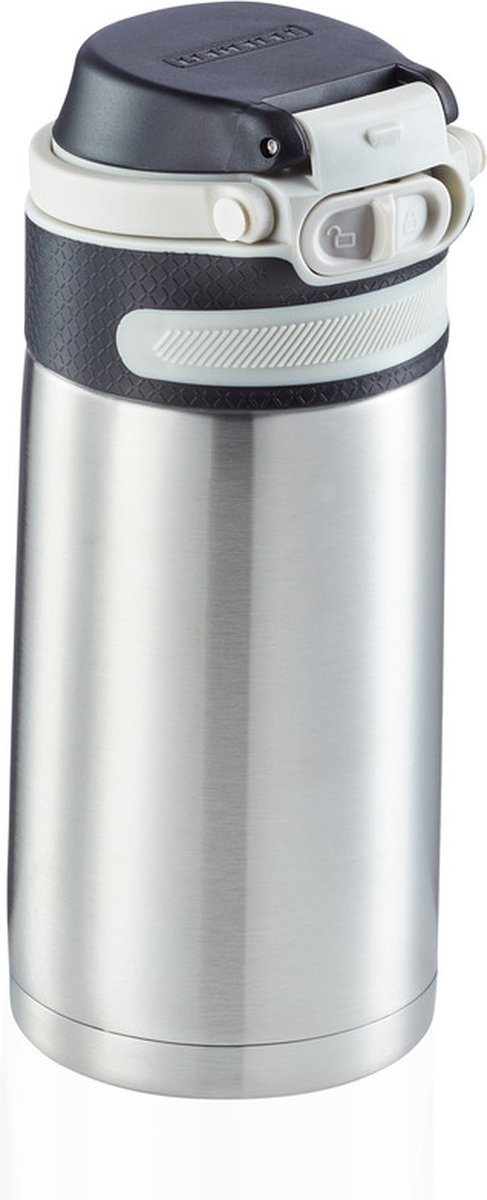 Leifheit Leifheit 3244 flip isoleerbeker 350 ml en acier inoxydable