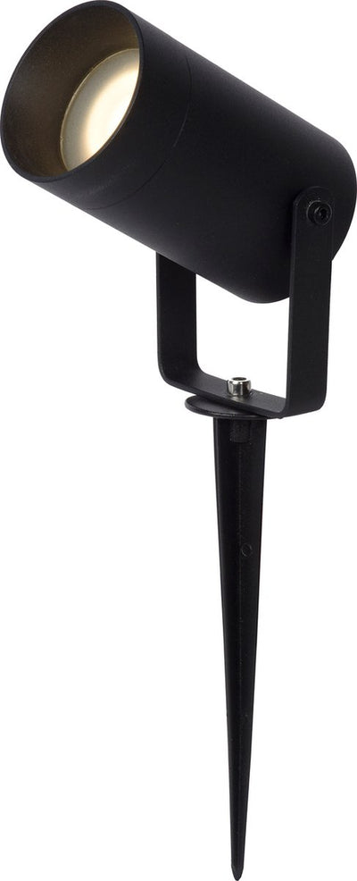 Lucide taylor - spot de jardin - ø 10 cm - 1xgu10 - ip65 - noir