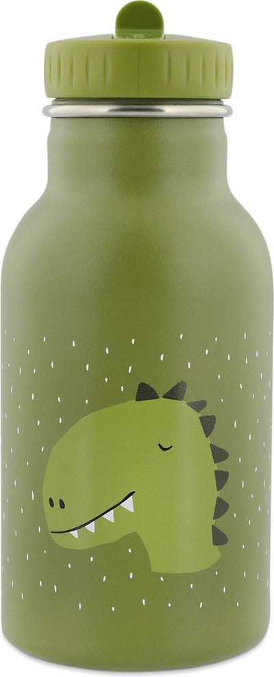 Gourde thermos Trixie - mr. dino - gourde en acier inoxydable pour enfant - gourde anti-fuite - 350ml - vert