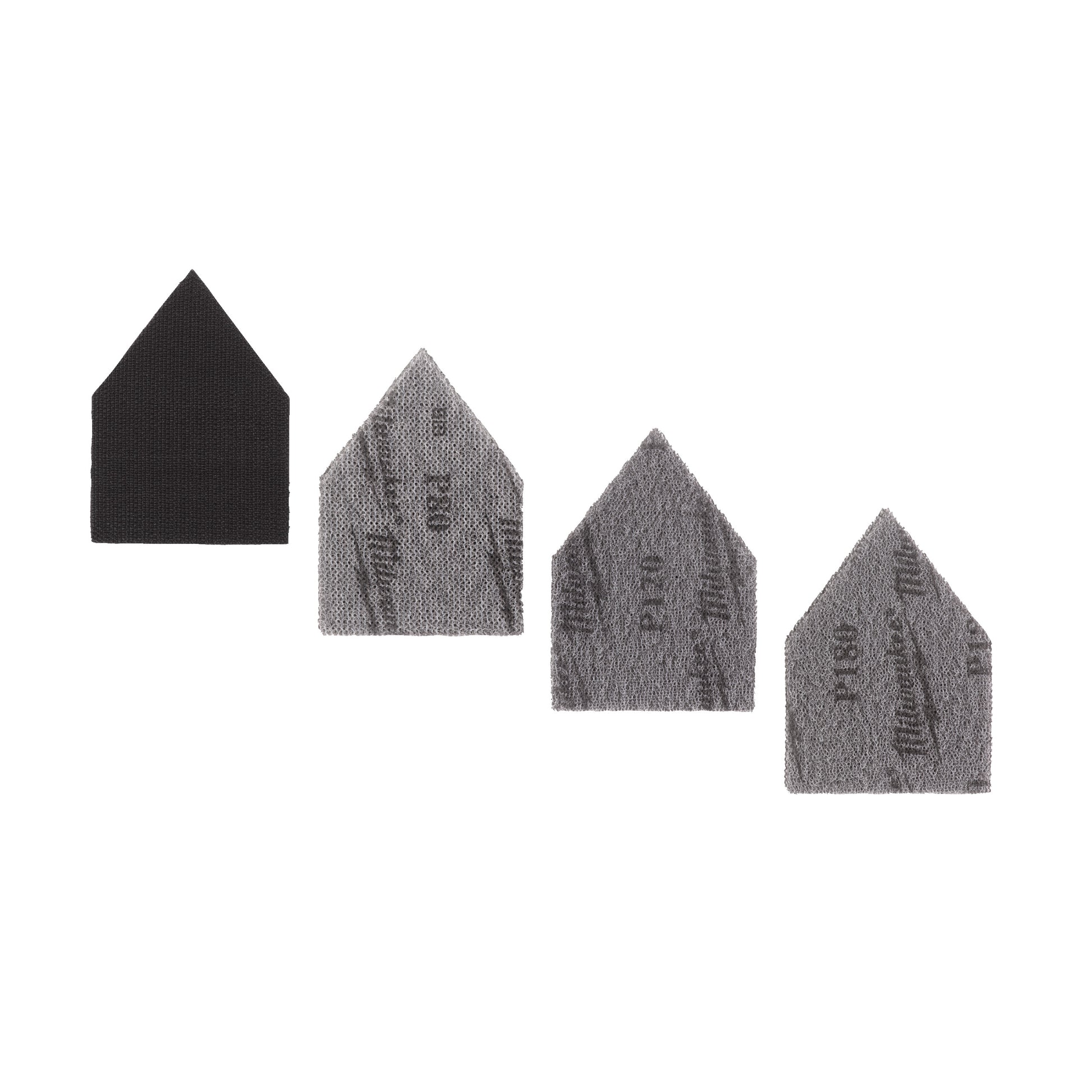 Ensemble de feuilles abrasives en maille d'accessoires Milwaukee | pour m12 fdss | 67x92mm | k80 k120 k180 | 12 pièces - 48805405