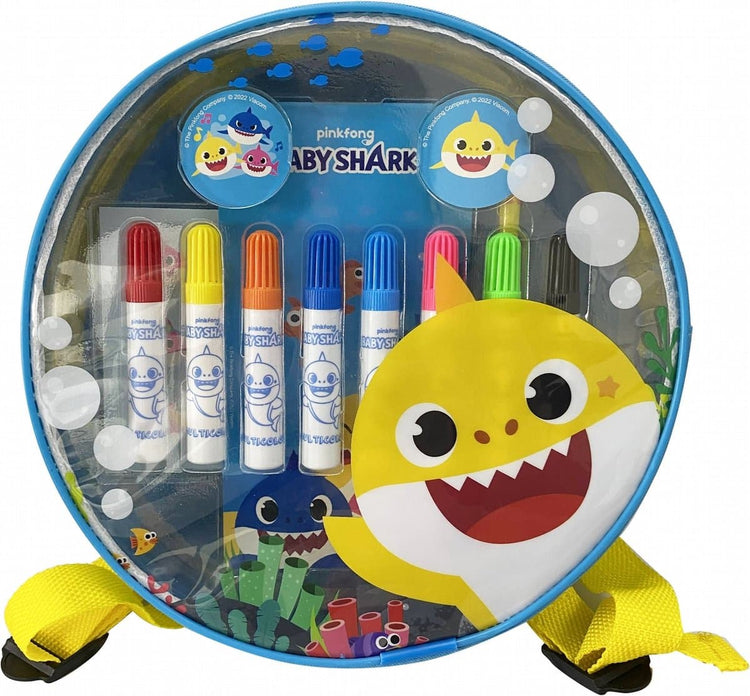 Sac à dos de magasin de détail en ligne de bébé requin rempli de couleurs