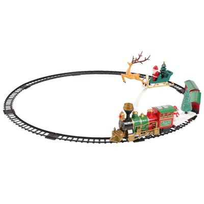 Train de Noël Decoris 90x90cm