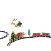 Train de Noël Decoris 90x90cm