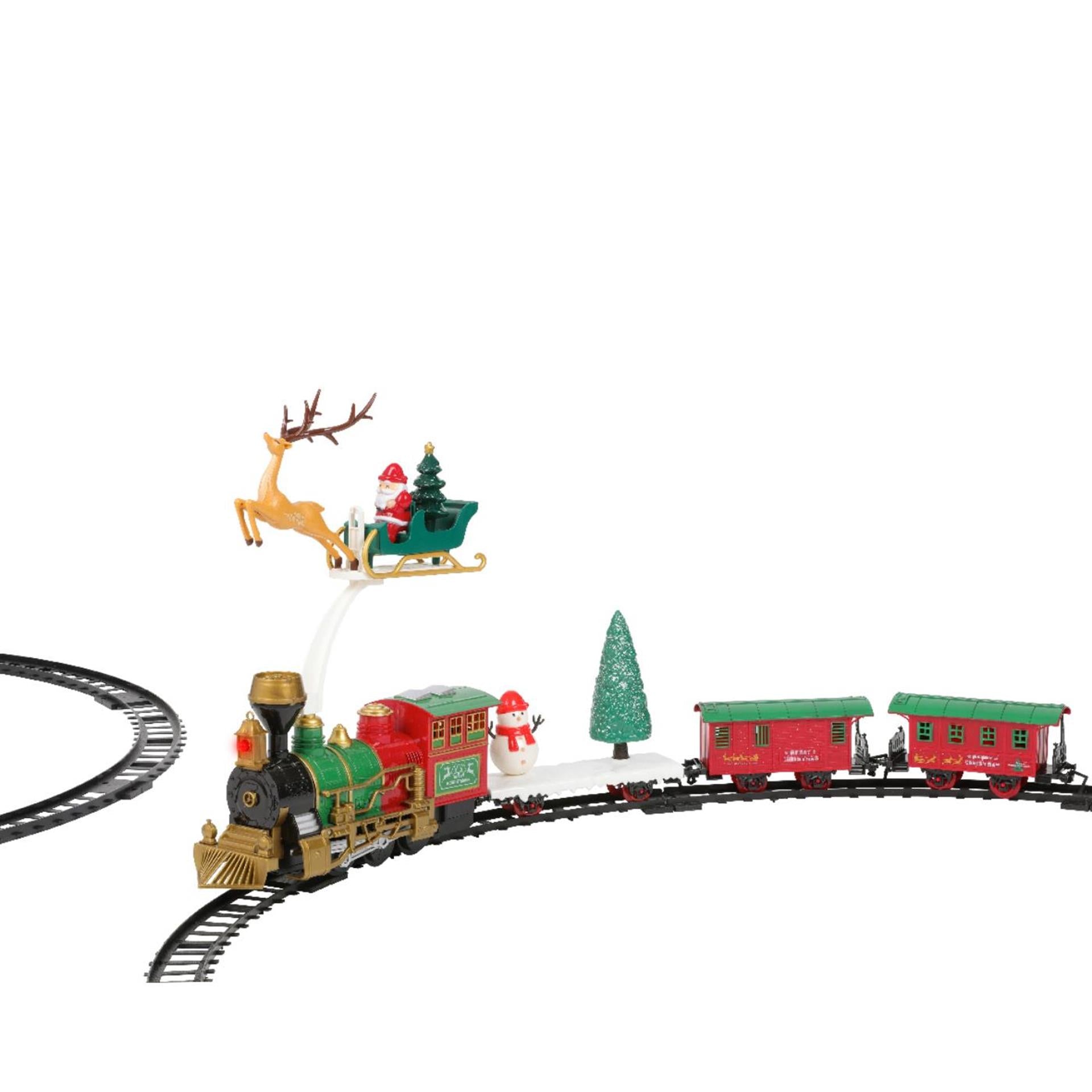 Train de Noël Decoris 90x90cm