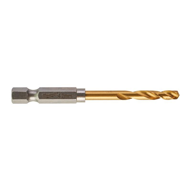 Accessoires Milwaukee perceuse à métal onde de choc hss-g ti. 4,2 mm -1 pièce - 48894709