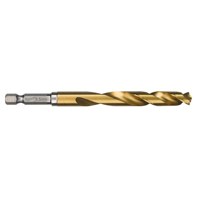 Accessoires Milwaukee perceuse à métal onde de choc hss-g ti. 9,5 mm -1 pièce - 48894722