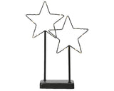 Lumineo étoile LED sur métal standard h34cm - afbeelding 2
