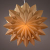 Lumineo star LED carton 40cm avec minuterie ambre