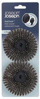 Joseph Joseph Sinktech Tête de rechange pour brosse métallique, 2 pièces