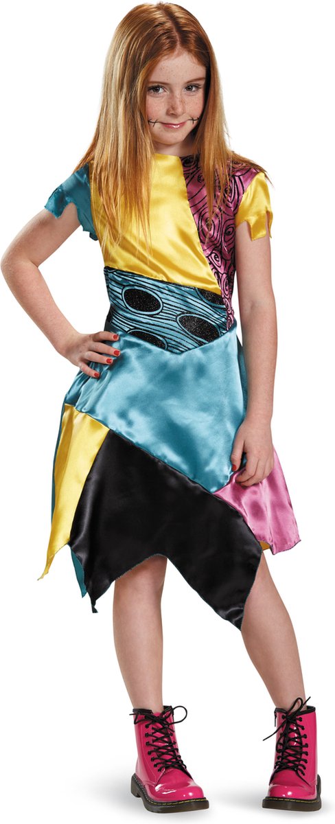 Déguisement Disney - L'étrange Noël de Monsieur Jack, robe Sally classique, taille s (5 - 6 ans), fille