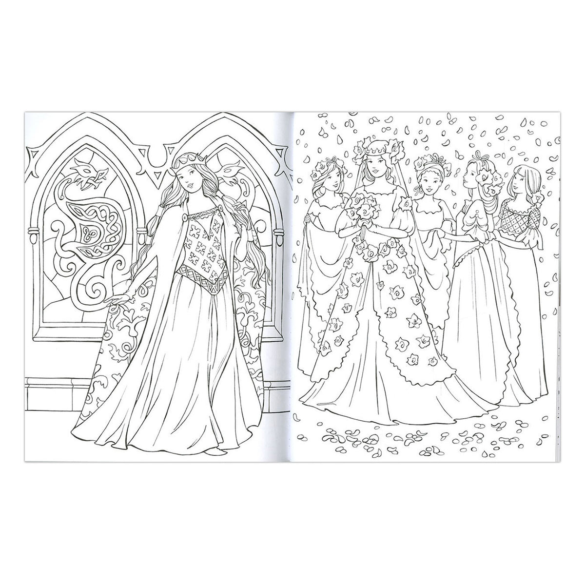 Le beau livre de coloriage princesse