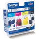 Cartouche jet d'encre brother lc980bndl noir cyan magenta jaune