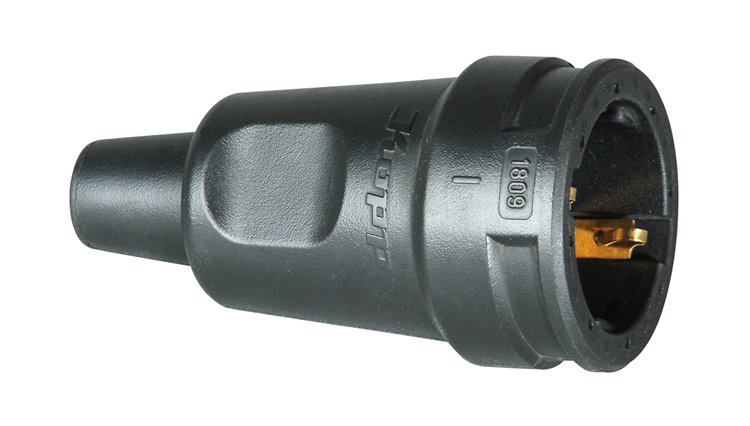 Kopp 1045986 - caoutchouc eling ip20 noir. grande version lourde | 5 pièces
