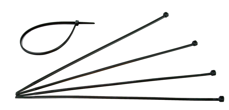Kopp 1045965 - relieur de câbles 300x4,8mm noir 50st | 5 pièces
