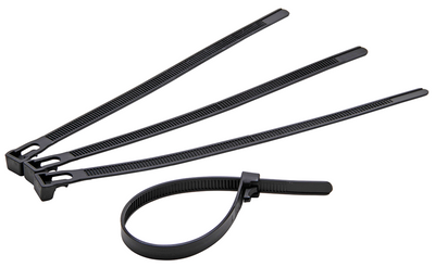 Kopp 1045960 - serre-câble 200x7,6mm noir refermable 50pcs | 1 pièce