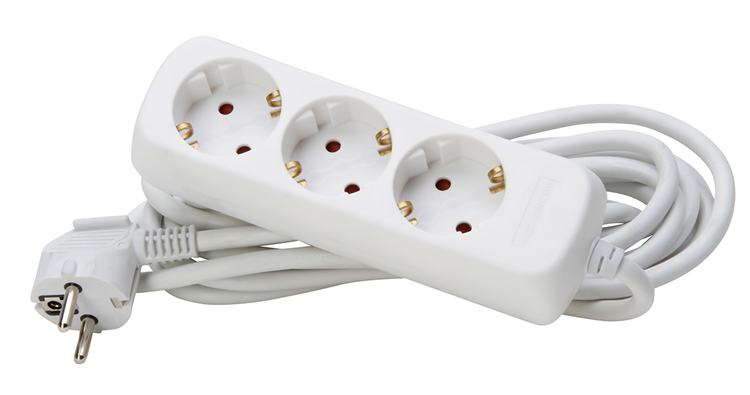 Kopp 1045929 - cordon 3vra 3x1,5mm5mt blanc | 5 pièces
