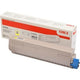Cartouche de toner oki c833, 843 jaune