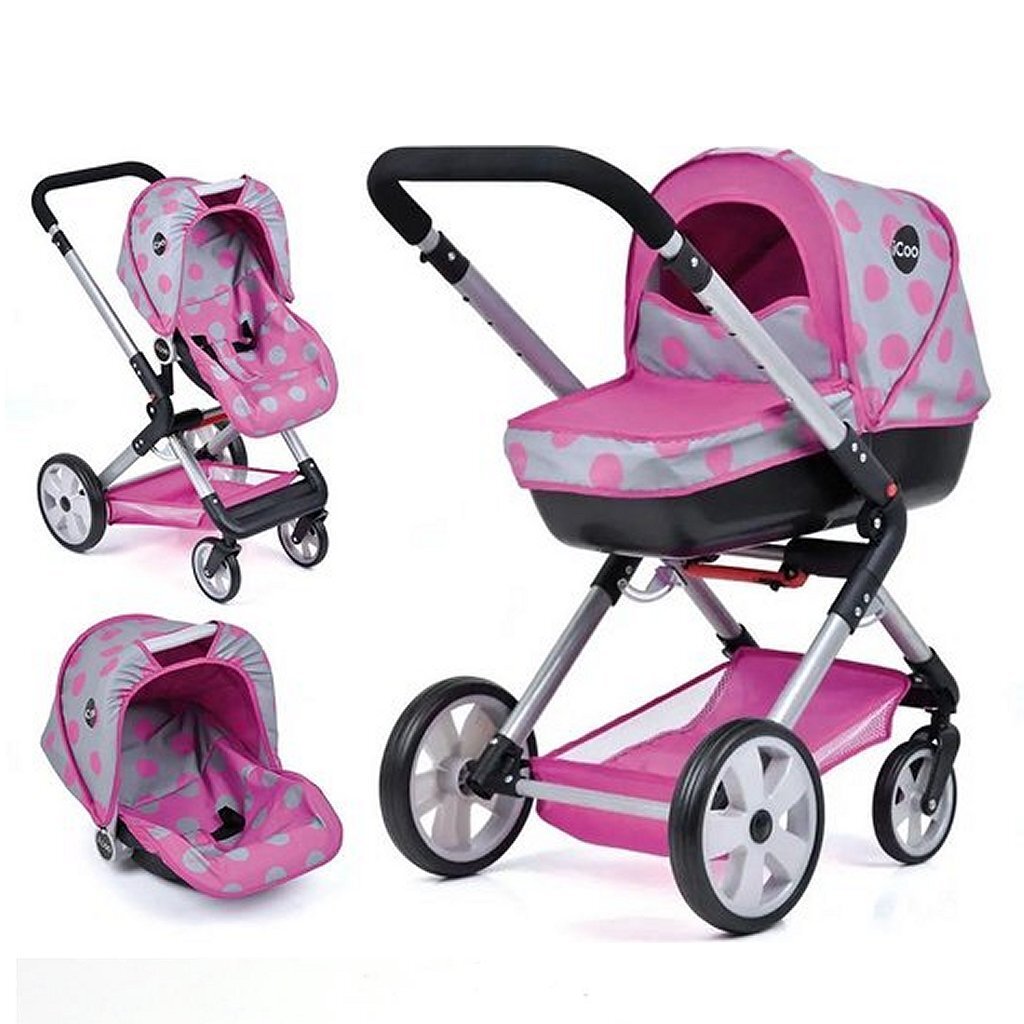 Basic iCOO 4in1 Manhatten Doll Walking Tamin rose noir
