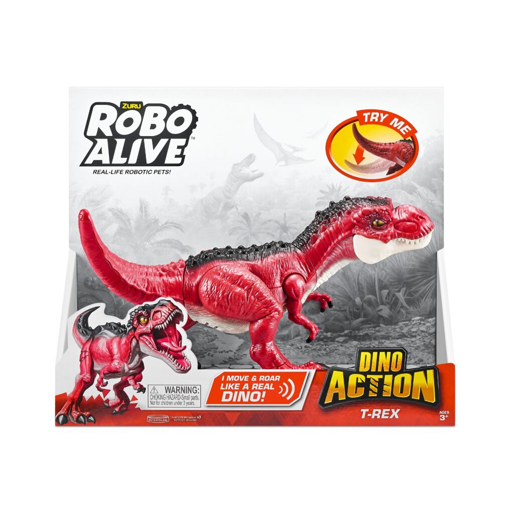 Zuru zuru robo vivant action t-rex + son