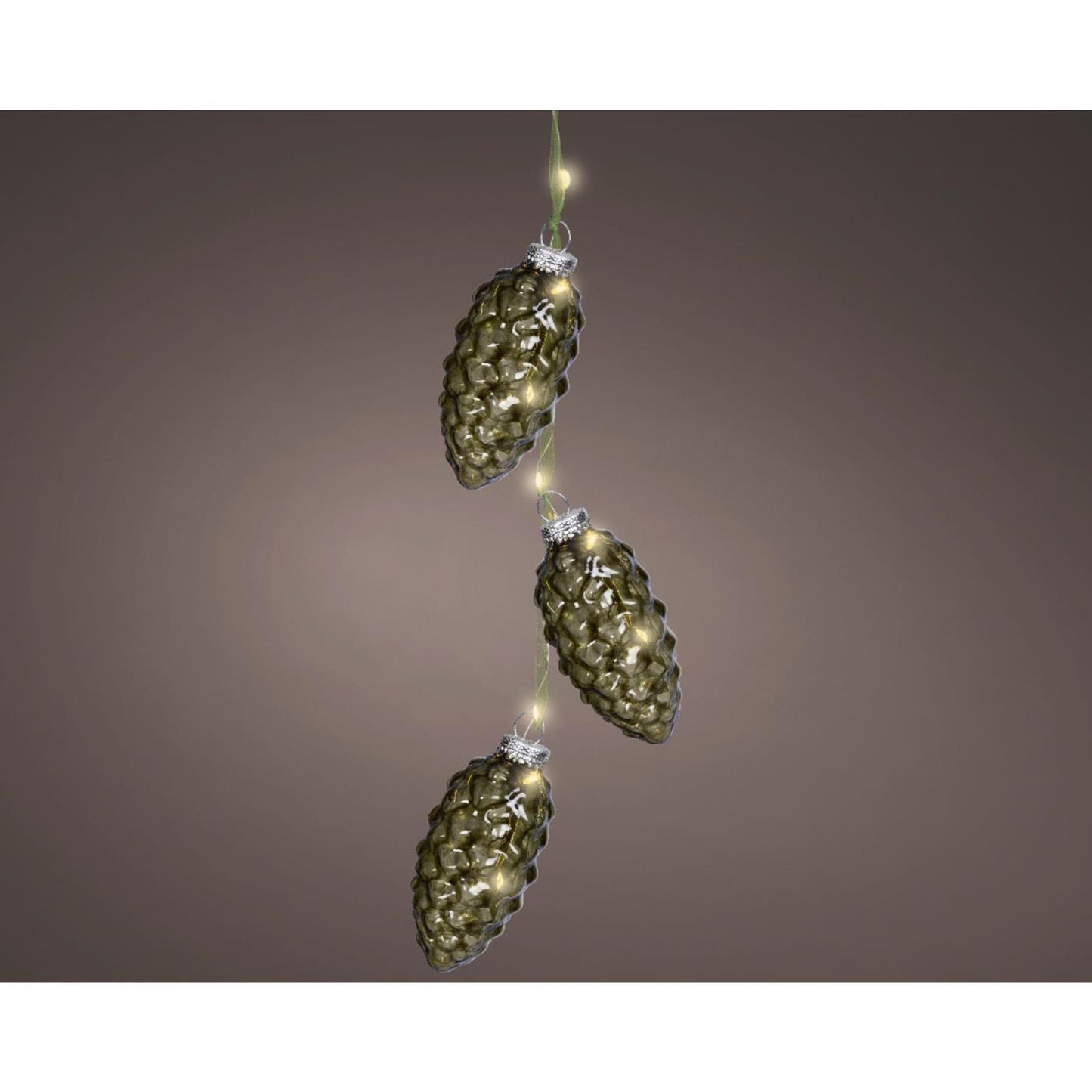 Guirlande lumineuse Lumineo pomme de pin 5,7x28cm