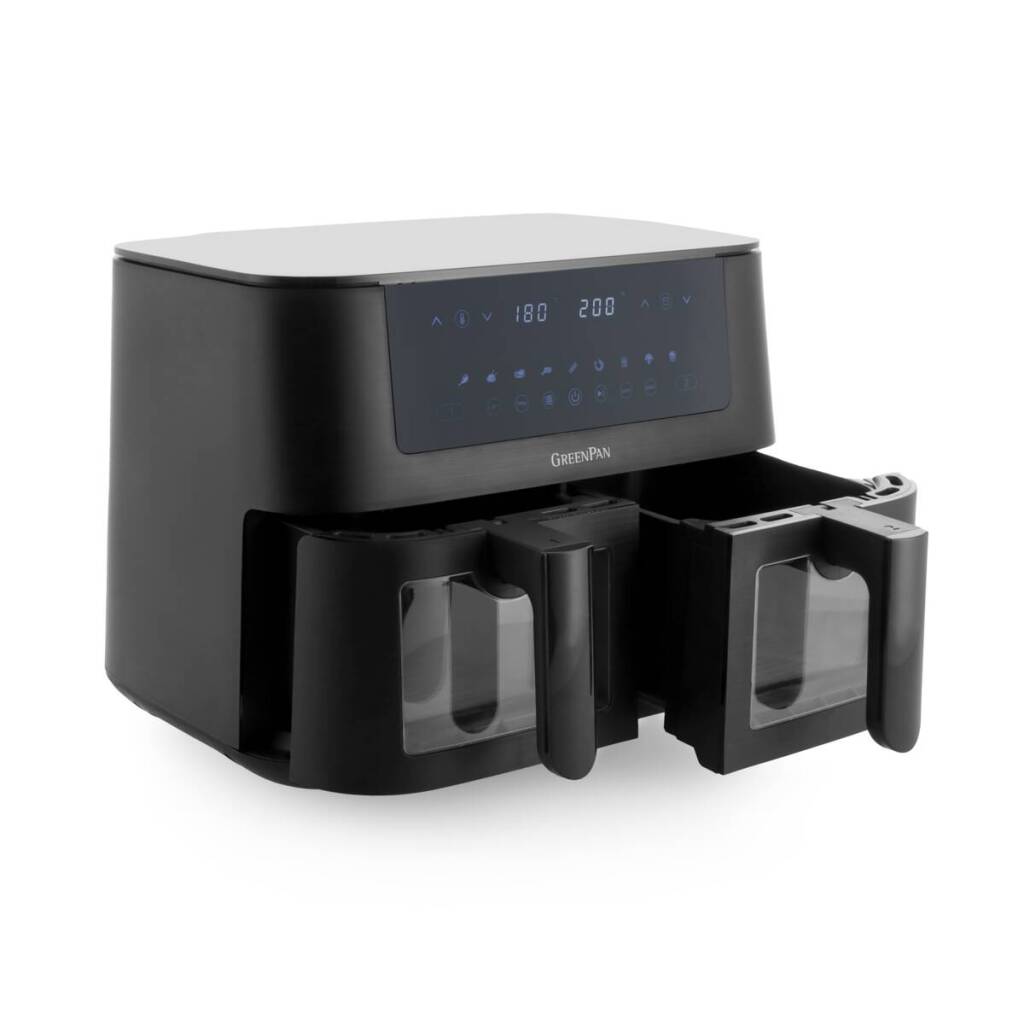 Greenpan Bistro Airfryer 2x4l 3000 watt noir
