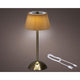 Lampe à poser LED Lumineo rechargeable or h30,5cm