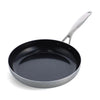 Greenpan geneva poêle 28 cm inox noir