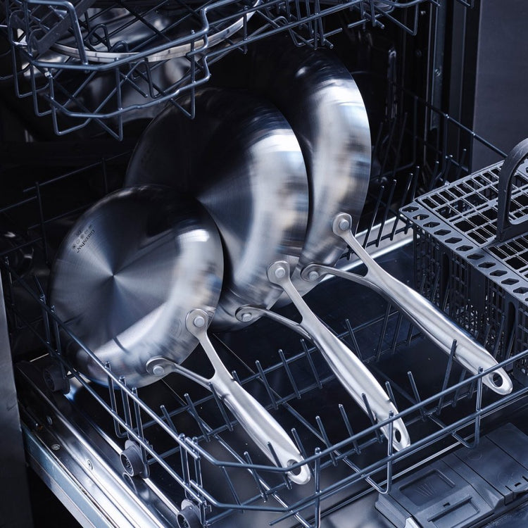 Greenpan geneva poêle 28 cm inox noir