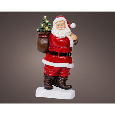 Statue Lumineo Père Noël LED 9x19,5x31,5cm
