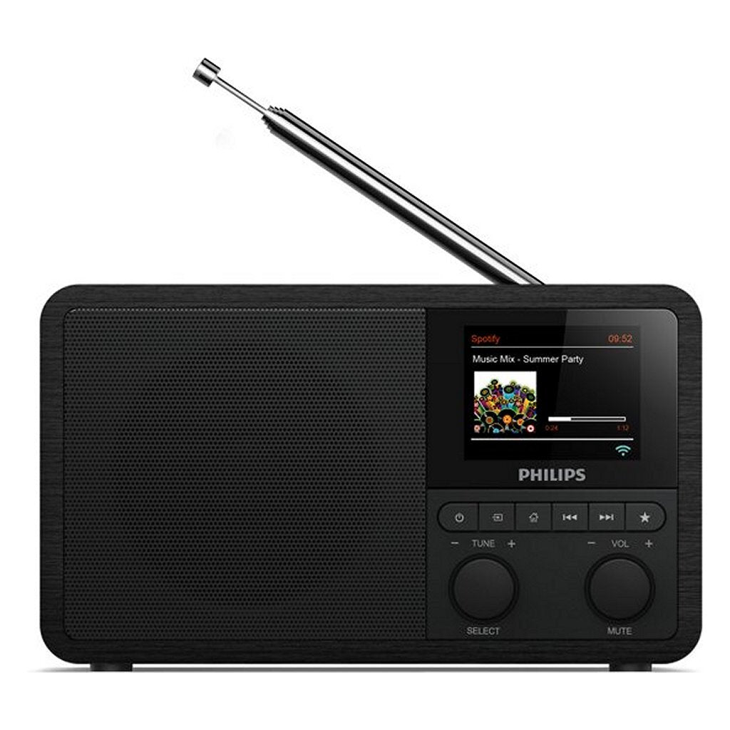 Philips Tapr802 12 Dab + Internet Radio Black