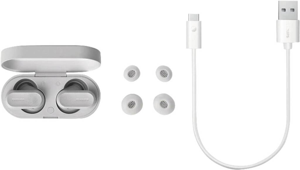 Philips tat3509wt véritable écouteur intra-auriculaire sans fil Bluetooth blanc