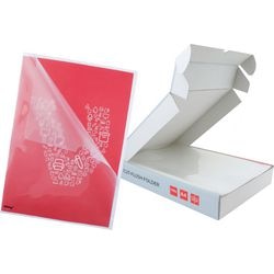 Couvertures en L office depot deluxe transparentes 100 pièces
