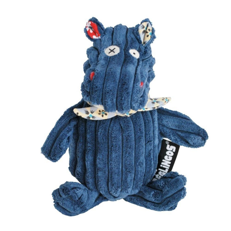 Peluche, l'hippopotame tendance 22 cm