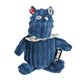 Peluche, l'hippopotame tendance 22 cm