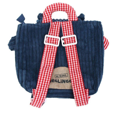 Sac à dos, l'hippopotame tendance 25 x 25 cm