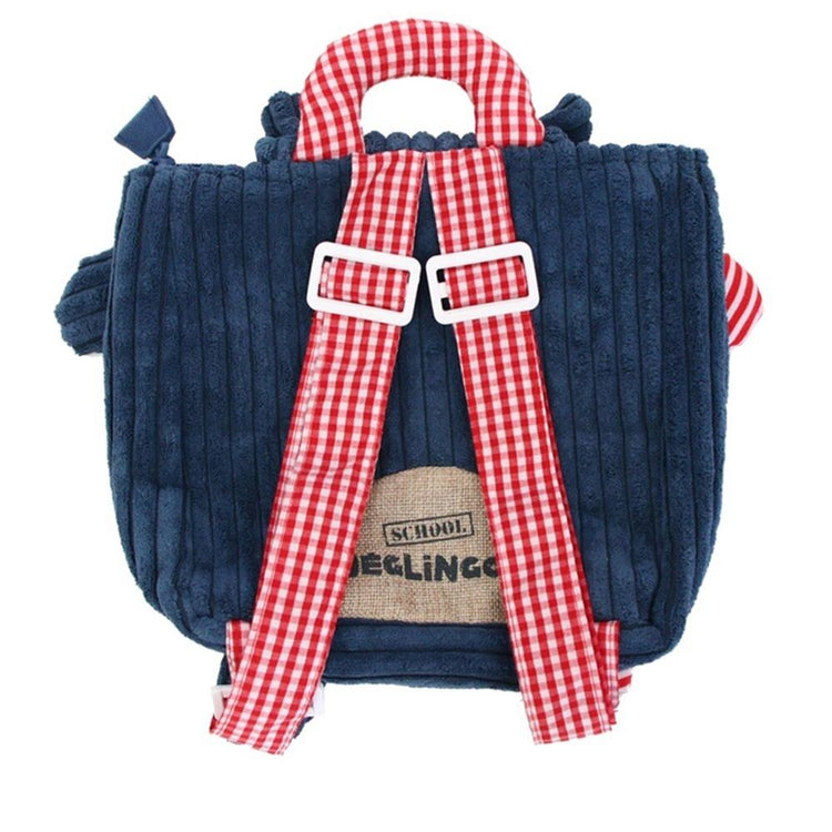 Sac à dos, l'hippopotame tendance 25 x 25 cm