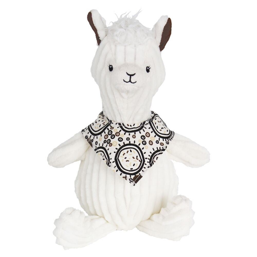 Doudou en tube, le jeune lama 33 cm