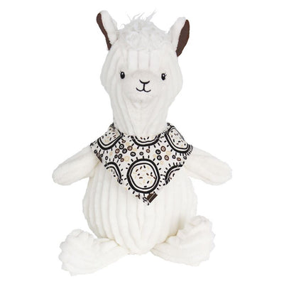 Doudou en tube, le jeune lama 33 cm