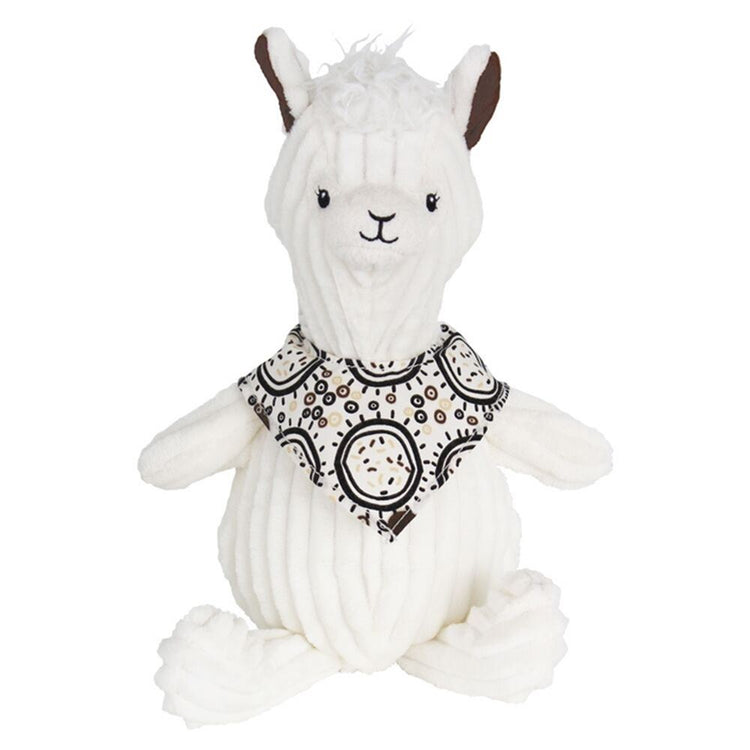 Doudou en tube, le jeune lama 33 cm
