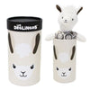 Doudou en tube, le jeune lama 33 cm