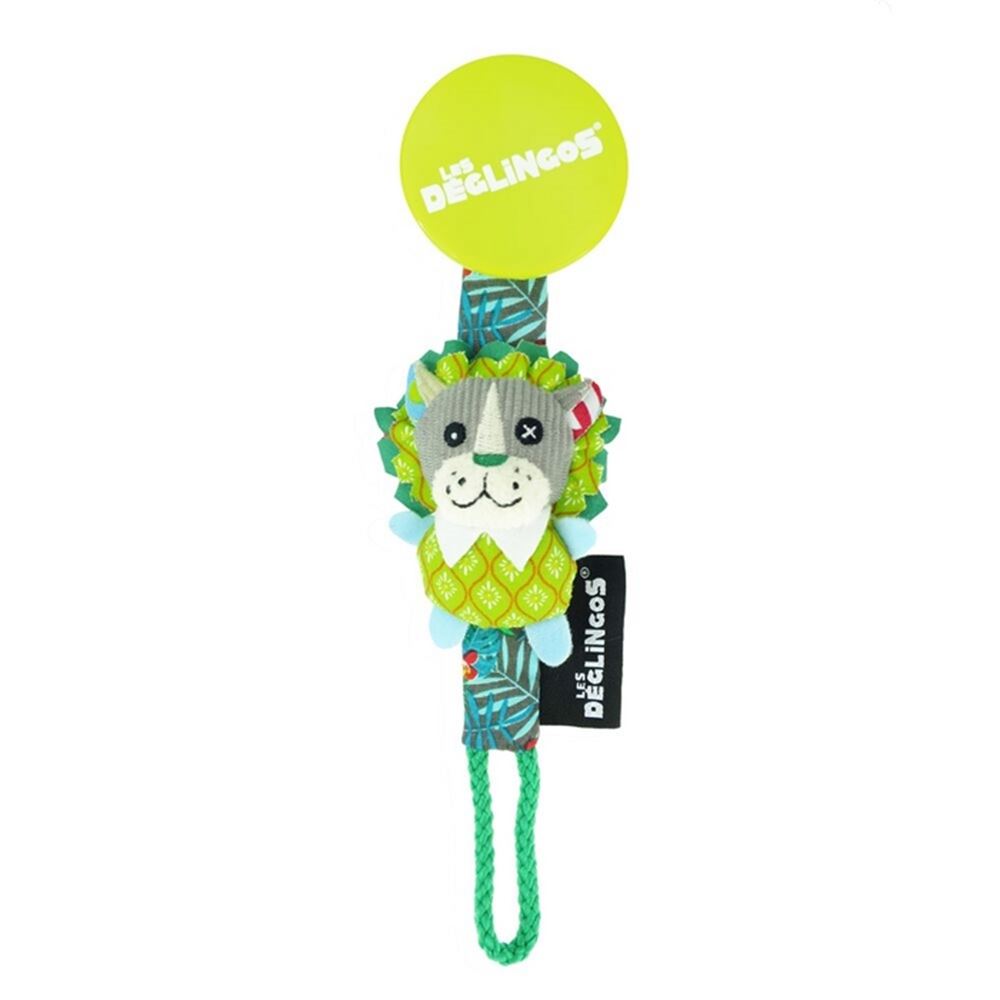 Attache-tétine, Juliette le lion. 20 cm